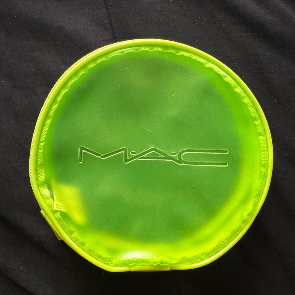 MAC Cosmetics Lime Green Makeup Pouch